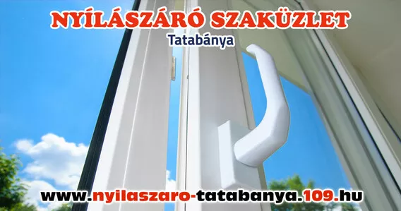 NyílászáróTatabánya, Tata műanyag ablak, ajtó, redőny
